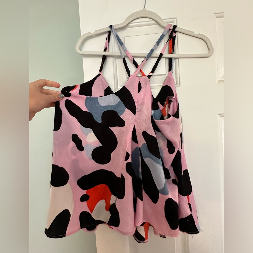 ASOS multi leopard blouse - Picture 3 of 3